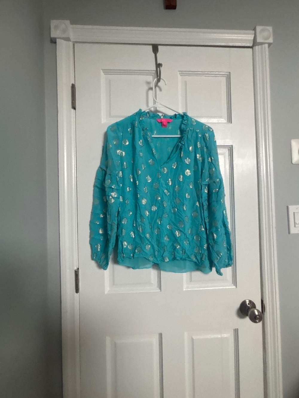 Beautiful teal top